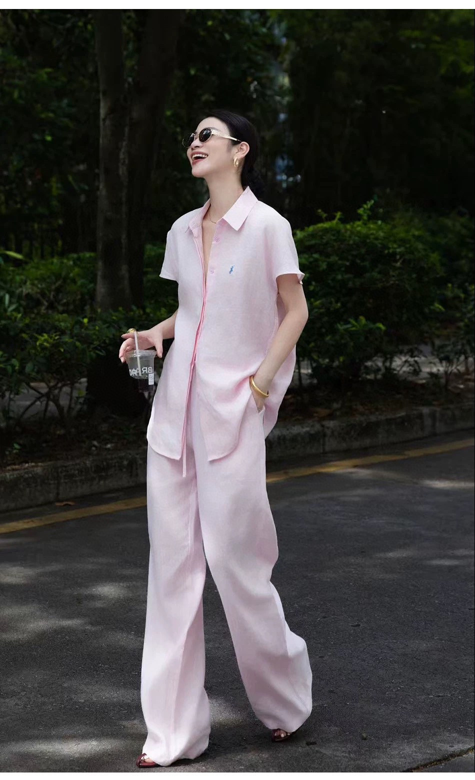 P782 High-Quality Women’s Linen Suit with Unique Design and Comfort. - 图片 2