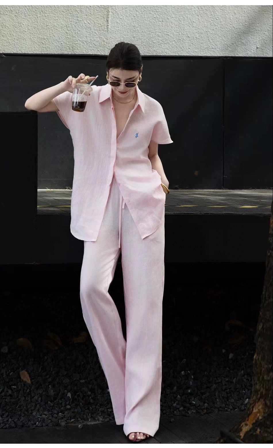 P782 High-Quality Women’s Linen Suit with Unique Design and Comfort. - 图片 4