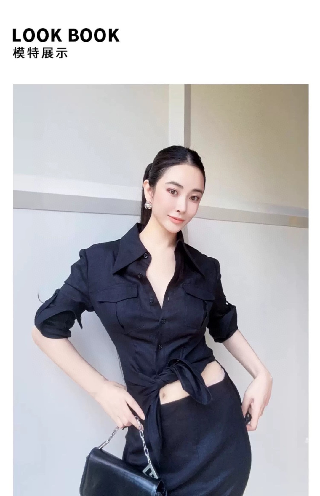 High-Quality Female Linen Suit Set with Long-Sleeved Shirts and Skirts - 图片 2