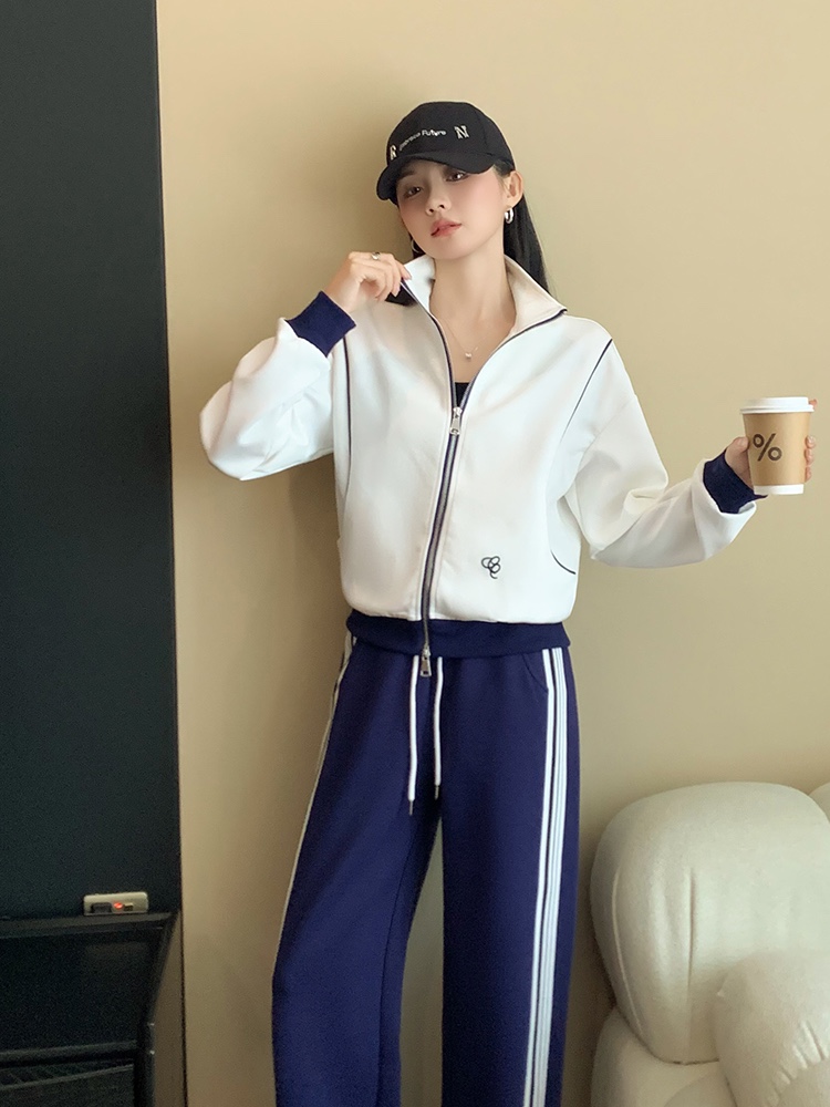 2025 Korean Version High-Quality Female Suit for European Recreational Movement: Exchange Support and Packaged CD - 图片 4