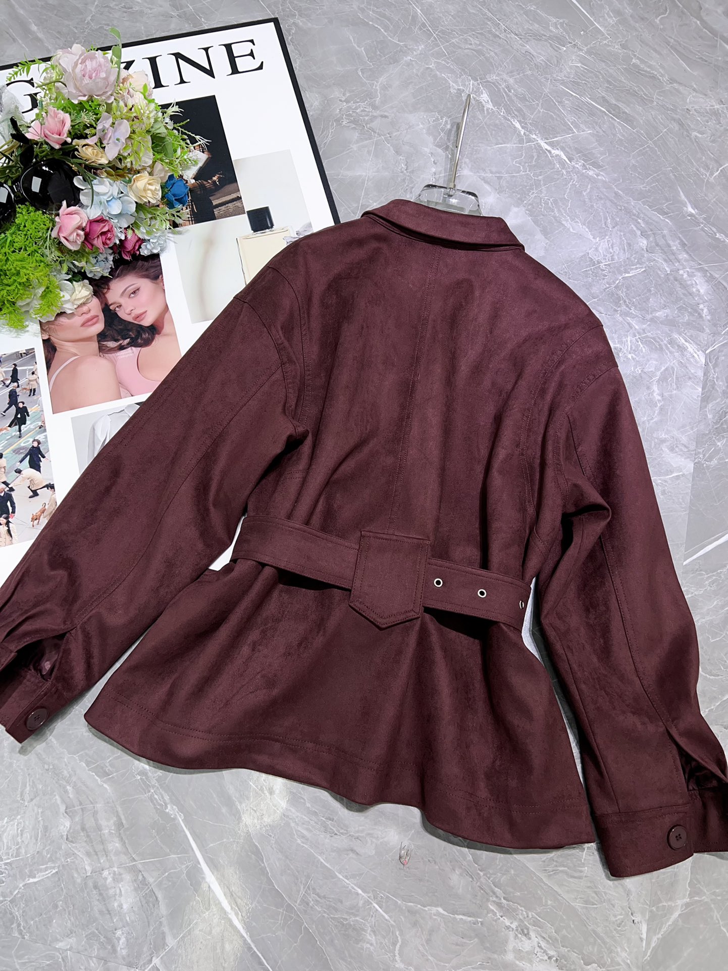 “High-Quality Women’s Suit Collection: Italy’s New 2025 Jackets and Wool Velvet Bra in SMLXL Sizes” - 图片 9