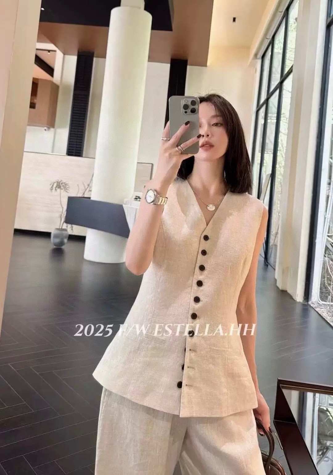 Italian Customized High-End Women’s Clothes Set with Elegant Packaging - 图片 2