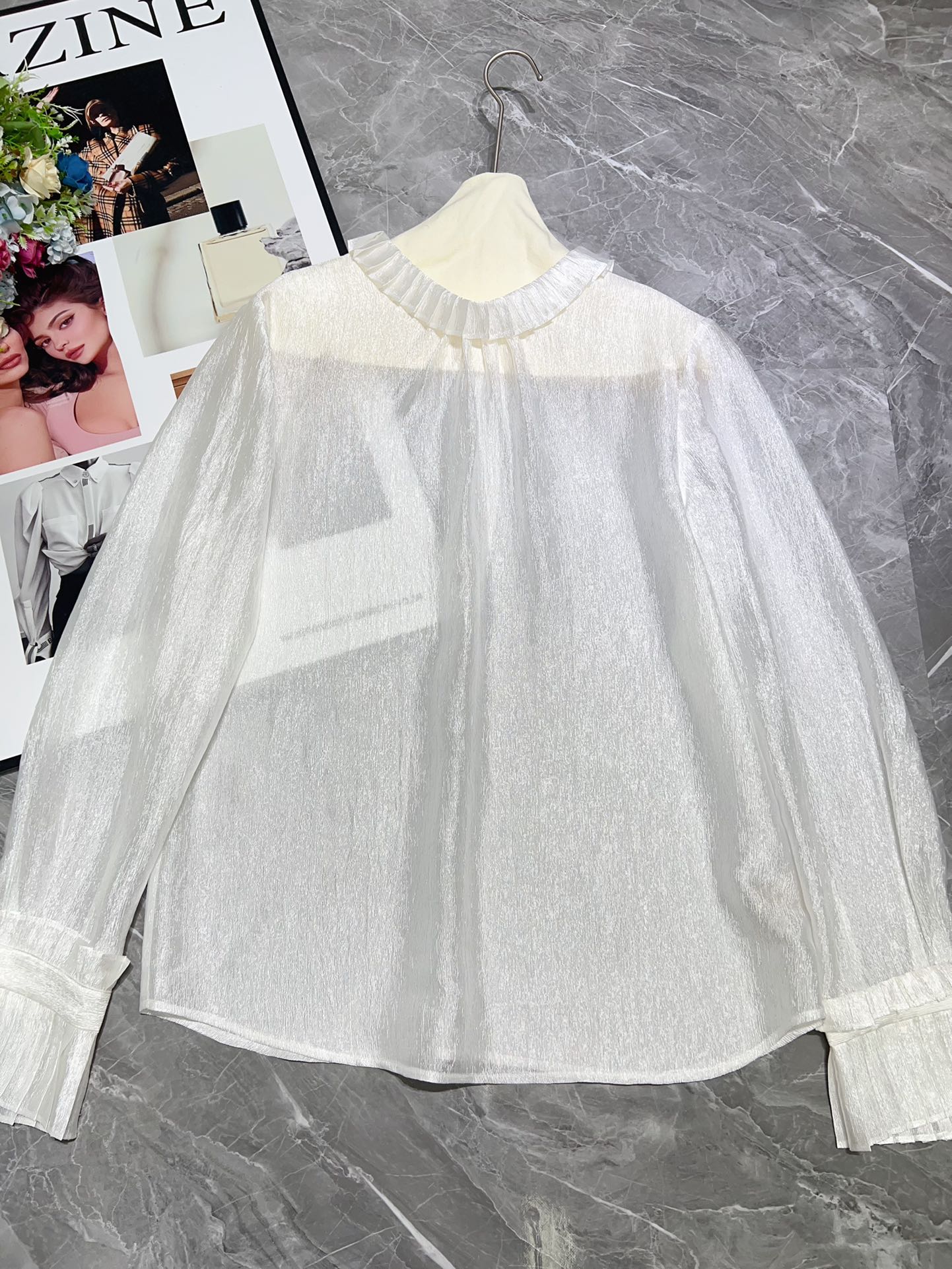“High-Quality Women’s Suit with Acrylic Shirt for Commuting Atmosphere in Various Sizes” - 图片 9