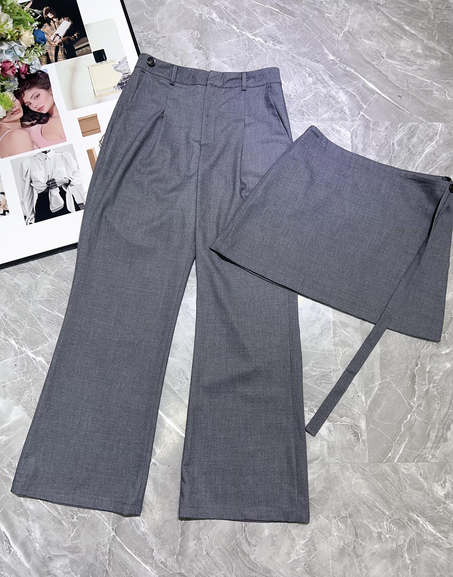 Title: High-End Women’s Suit Collection with Wool Pants and Fashioned Cloaks for Autumn Fashion. - 图片 2