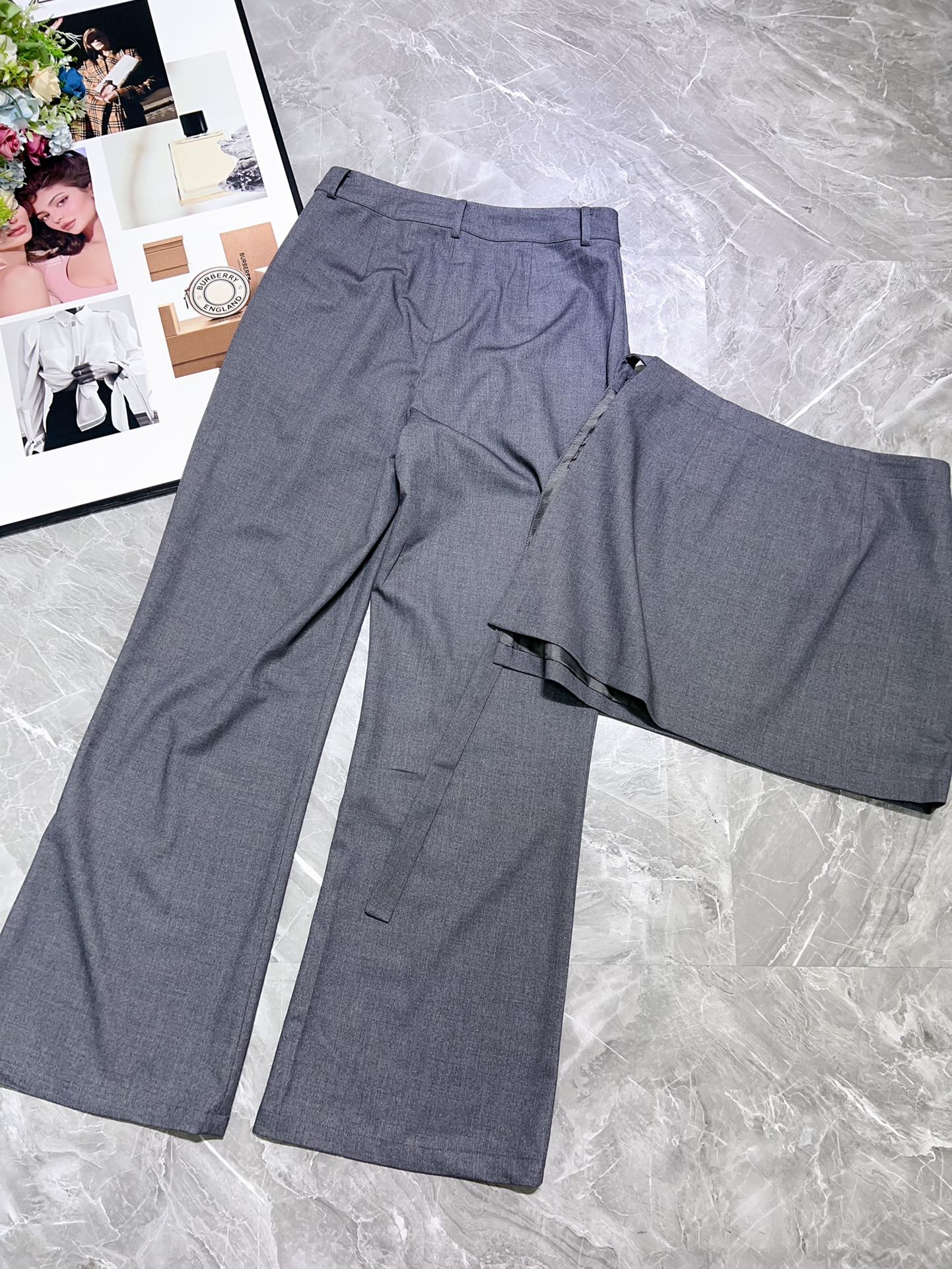 Title: High-End Women’s Suit Collection with Wool Pants and Fashioned Cloaks for Autumn Fashion. - 图片 4