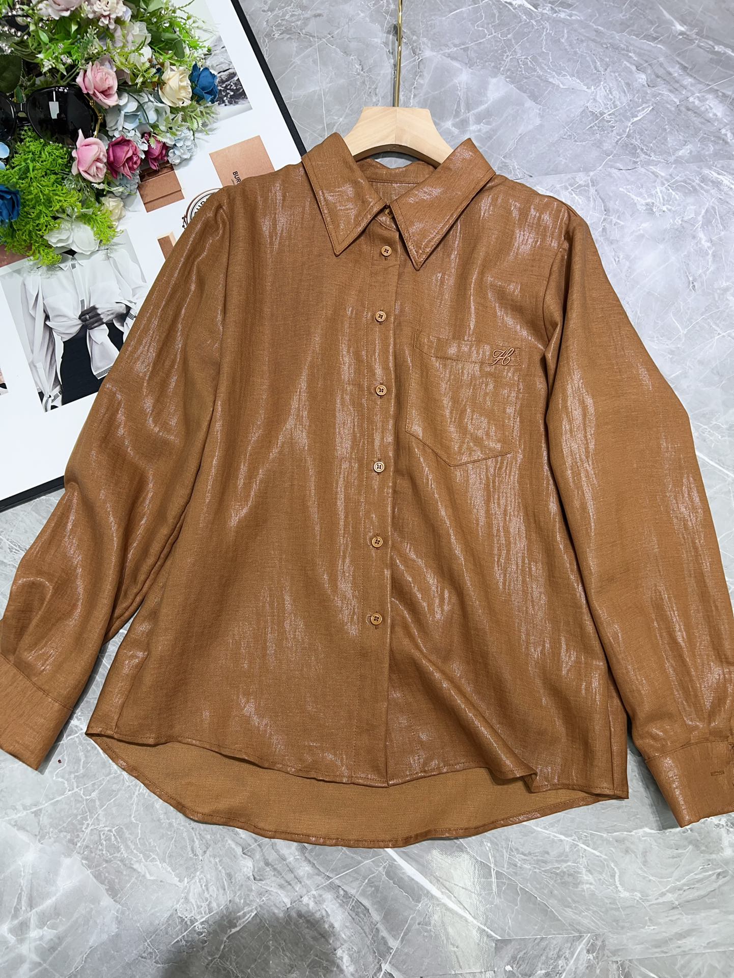 “High-Quality Women’s Clothes for Early Autumn: Designer’s 2025 Collection, Linen Fabrics, Small Sizes” - 图片 3
