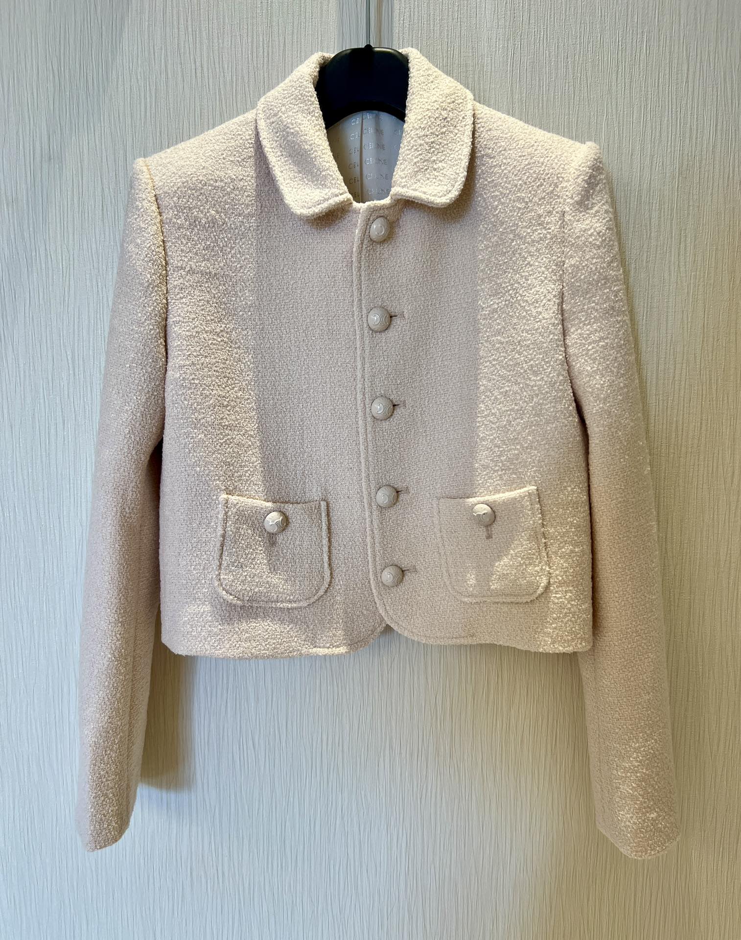 Celine Ropa Abrigos y chaquetas Beige Blanco Colección otoño – invierno