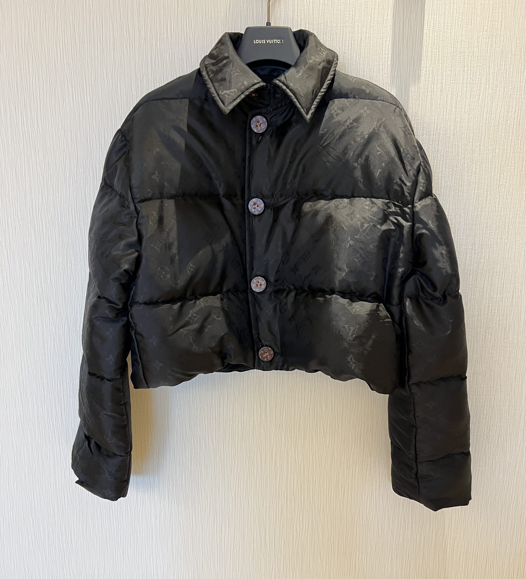 Louis Vuitton Cropped Down Jacket with Subtle Logo Design - Stylish & Warm 3 i1725189536 8476 0