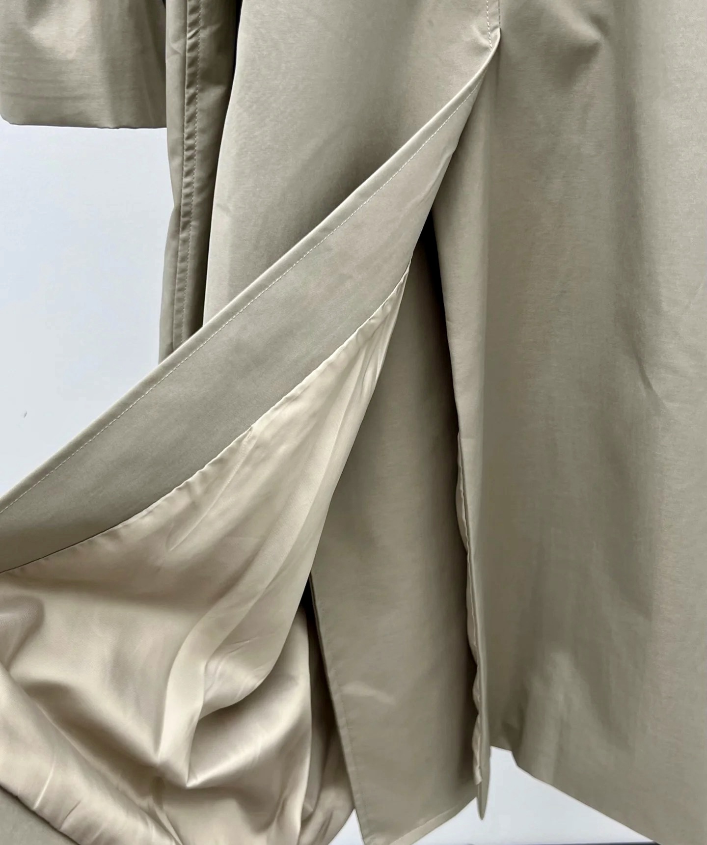 Women's Double-Breasted Long Trench Coat - Stylish & Retro Khaki, Sizes S-L 8 i1727170664 4224 6