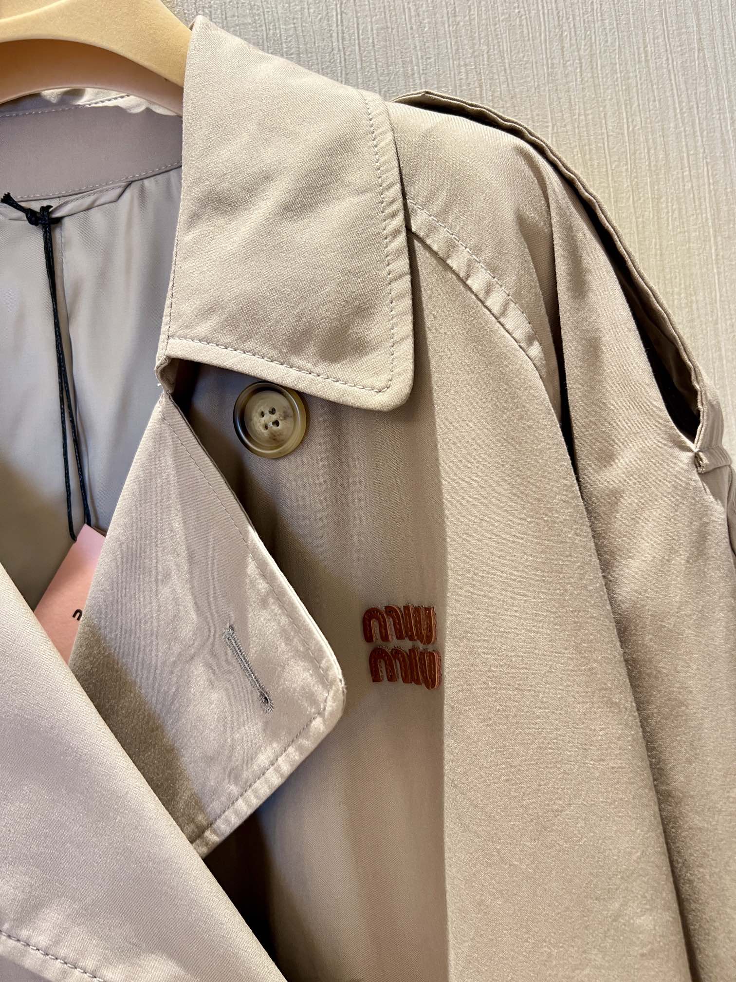 Women's Double-Breasted Long Trench Coat - Stylish & Retro Khaki, Sizes S-L 5 i1727170665 323 8