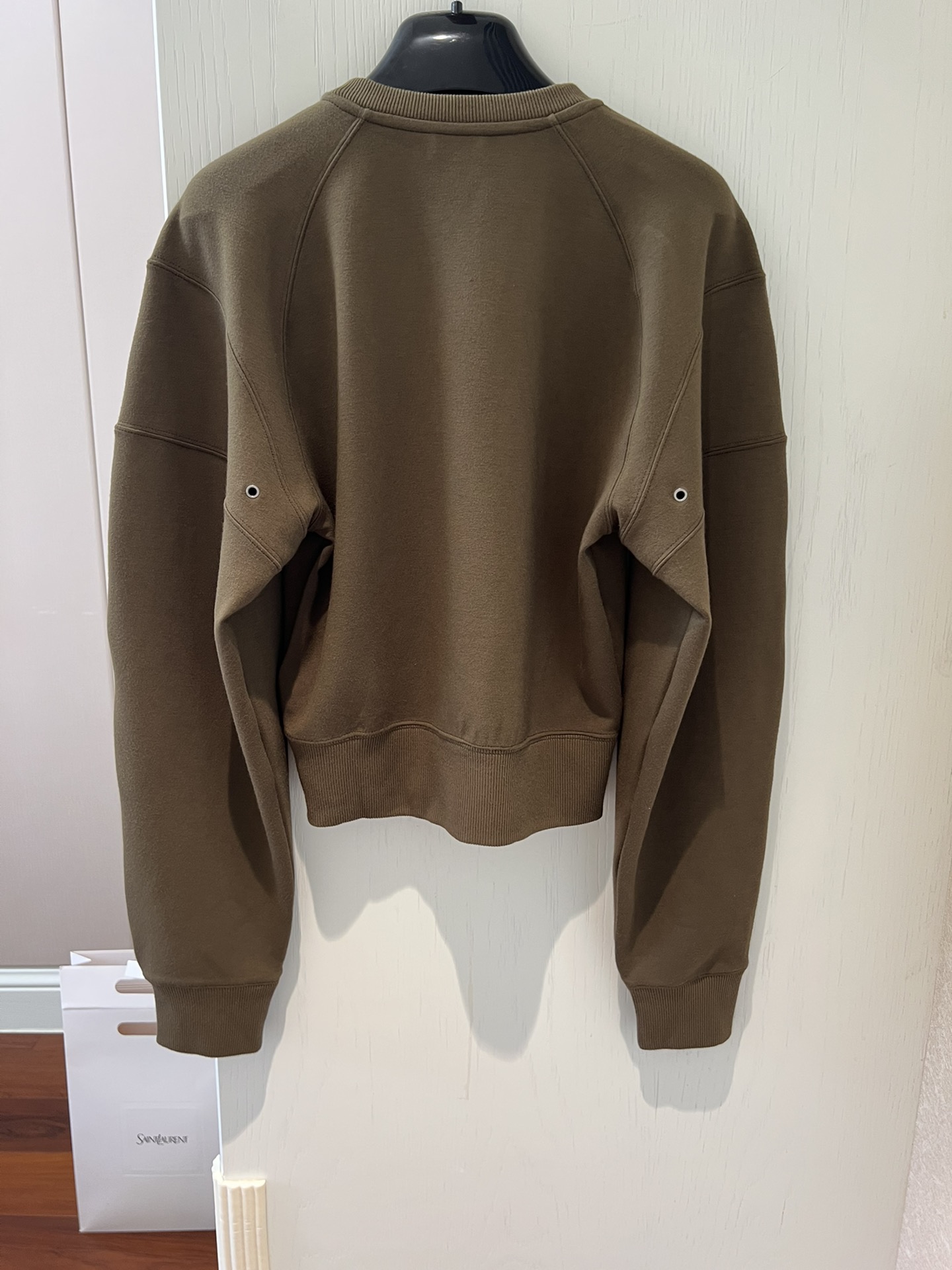 Relaxed Fit Cotton Pullover Sweatshirt - Round Neck, Raglan Sleeves 5 i1730532427 2901 7