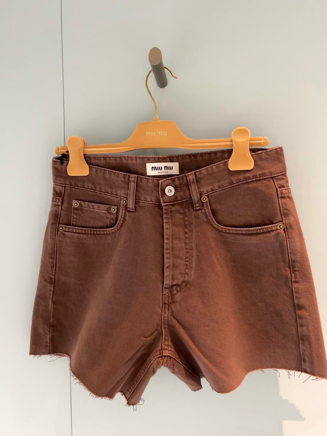 Comfortable Brown Denim Shorts: Flattering, Loose Fit, Sizes S-L 3 i1733640507 8427 1