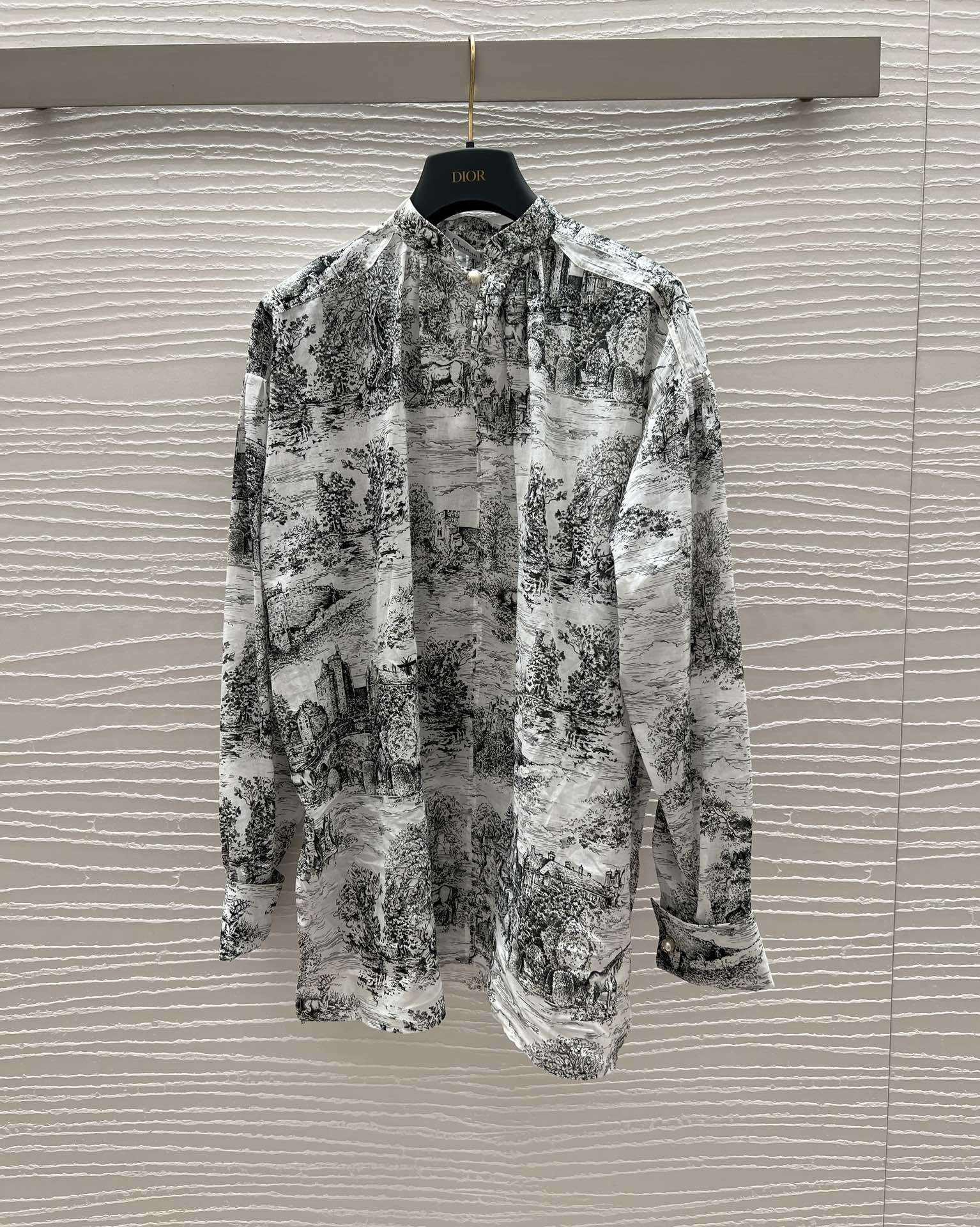 Elegant Ink Painting Style Shirt and Skirt Set - Lightweight & Breathable 2 i1734581685 4149 7