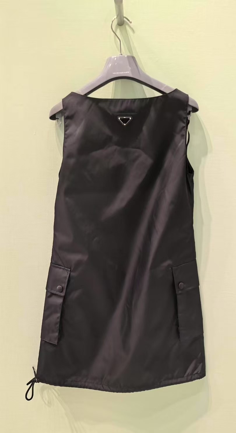 Sleeveless A-Line Vest Dress - Eco-Friendly Recycled Nylon, Patch Pockets 3 i1742886822045 8866 0 1