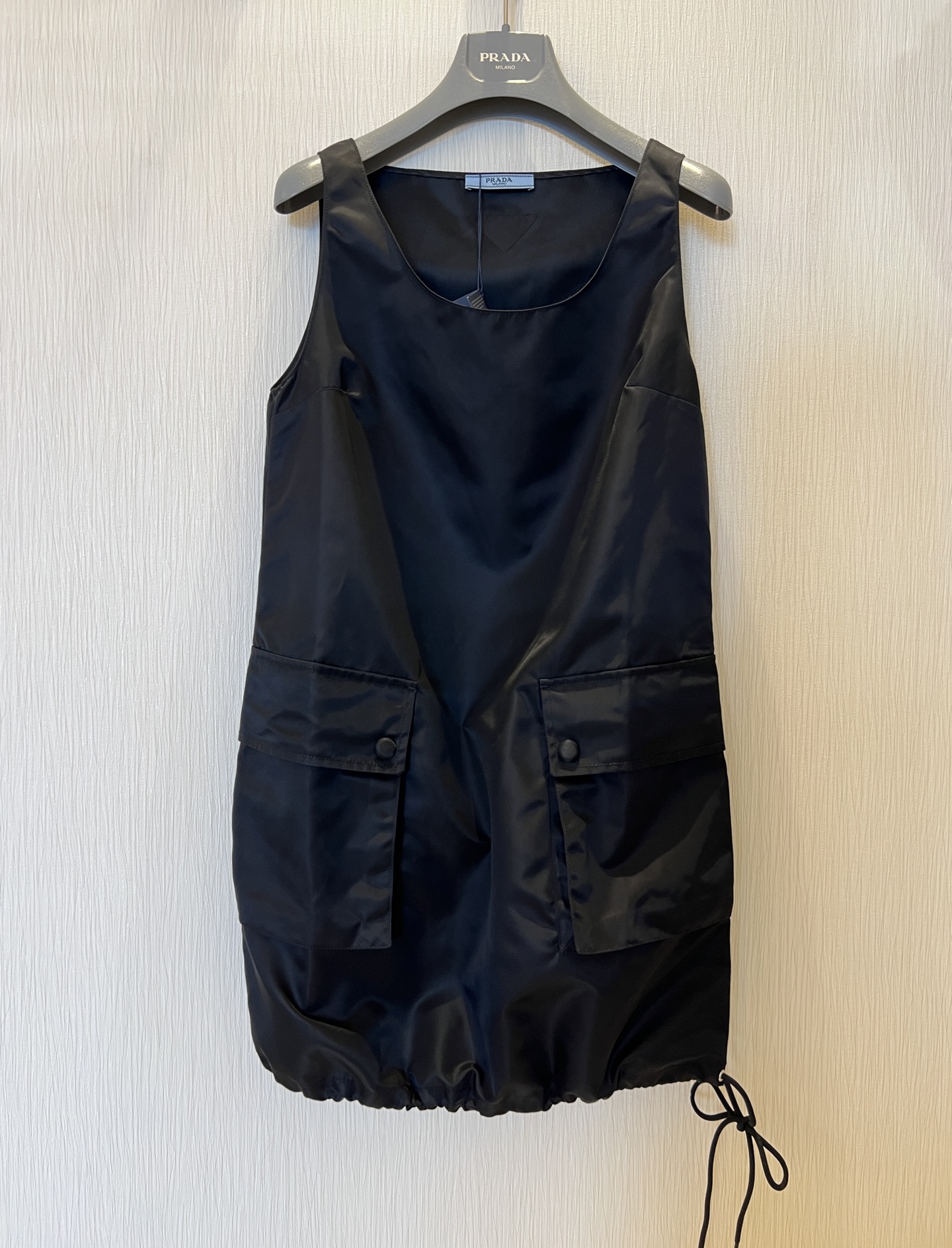 Sleeveless A-Line Vest Dress - Eco-Friendly Recycled Nylon, Patch Pockets 11 i1742886822613 4788 0 9