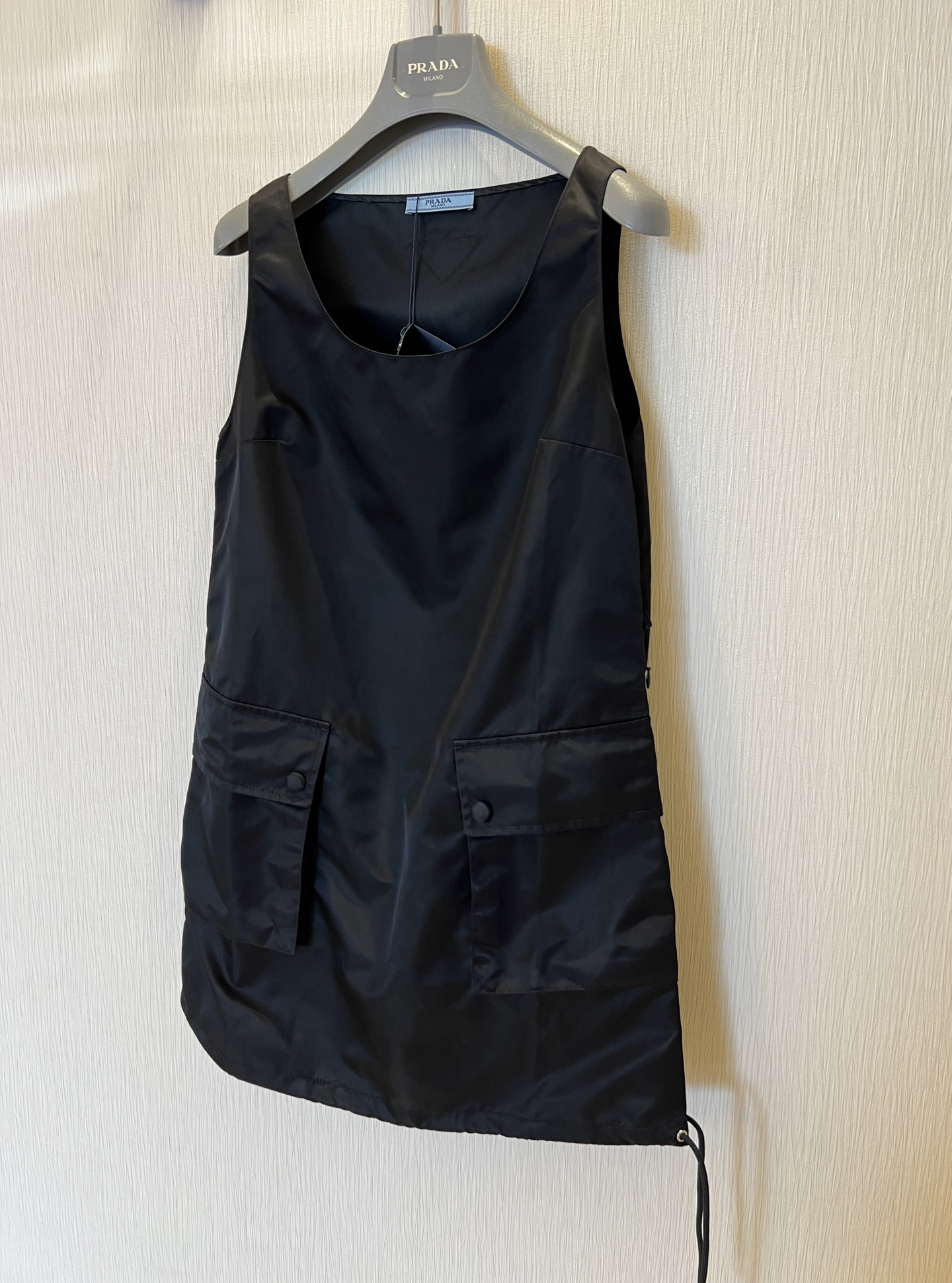 Sleeveless A-Line Vest Dress - Eco-Friendly Recycled Nylon, Patch Pockets 8 i1742886822633 4423 0 6
