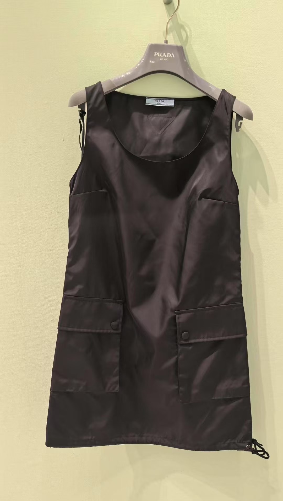 Sleeveless A-Line Vest Dress - Eco-Friendly Recycled Nylon, Patch Pockets 2 i1742886824038 2595 0 0