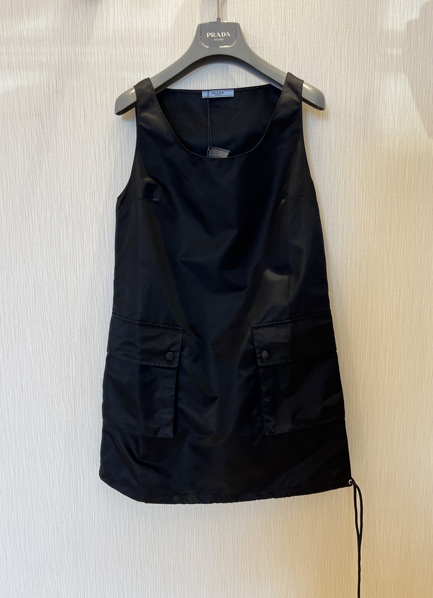 Sleeveless A-Line Vest Dress - Eco-Friendly Recycled Nylon, Patch Pockets 4 i1742886824587 7341 0 2