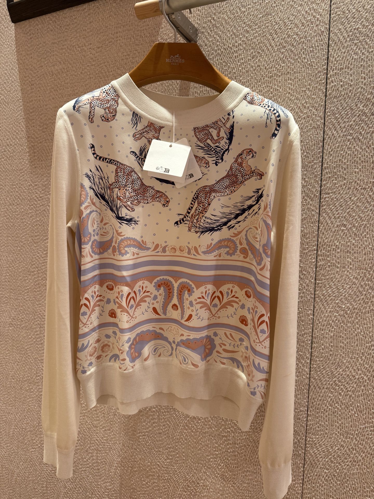Elegant Silk Print Knit Top - Round Neck, Premium Fabric, Stylish Design 10 i1747561746187 8591 0 8