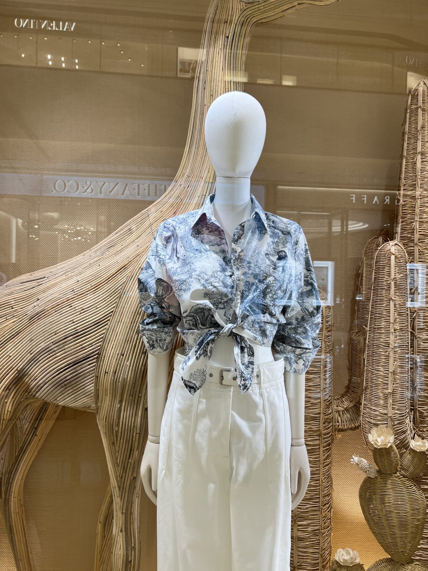 Elegant Irregular Tie-Up Blouse with Floral and Animal Print 10 i1748145096200 2403 0 8