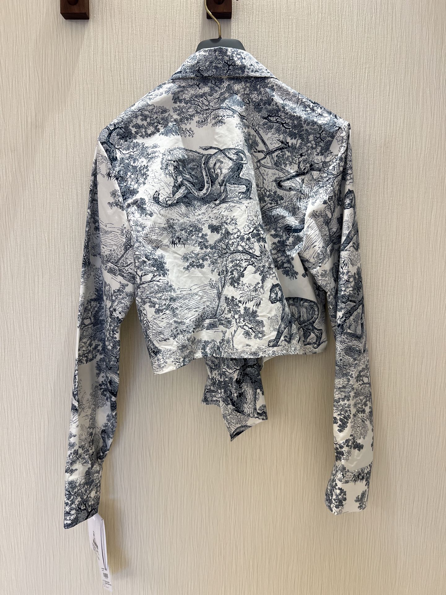 Elegant Irregular Tie-Up Blouse with Floral and Animal Print 7 i1748145100922 2948 0 5