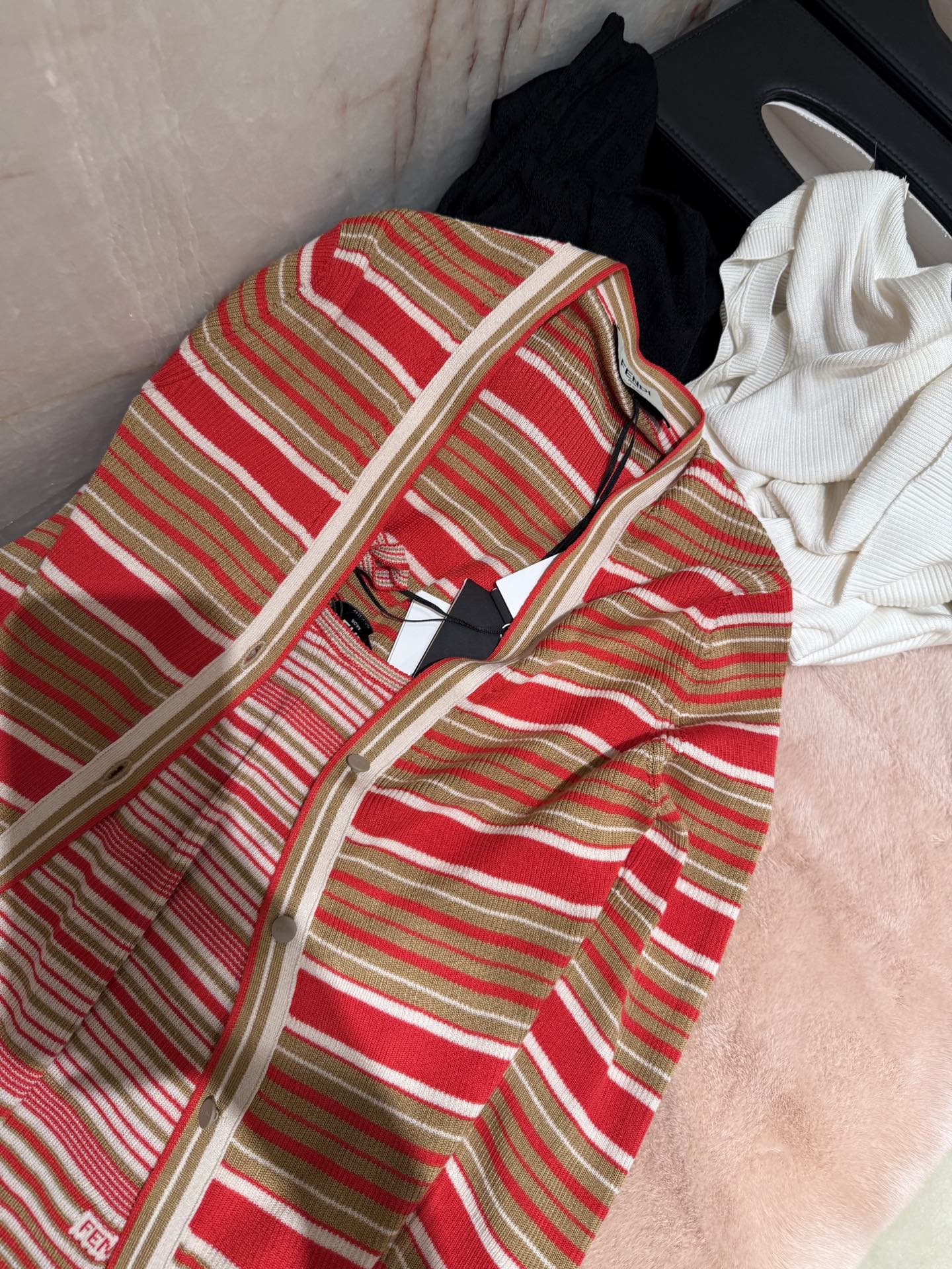 Striped Knit Cardigan with Vibrant Colors - Elegant and Chic Style 4 i1748583590481 1506 0 2