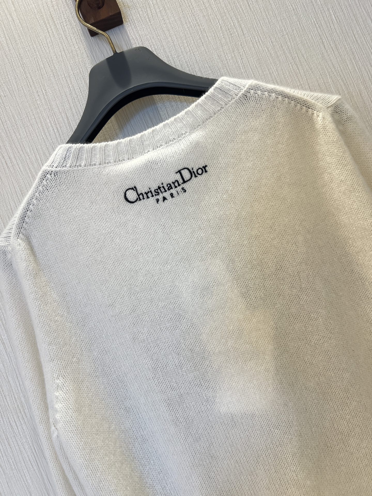 Embroidered Cashmere Knit Top, Limited Edition, Versatile & Stylish - Sizes 36-40 9 i1754018015786 542 0 7