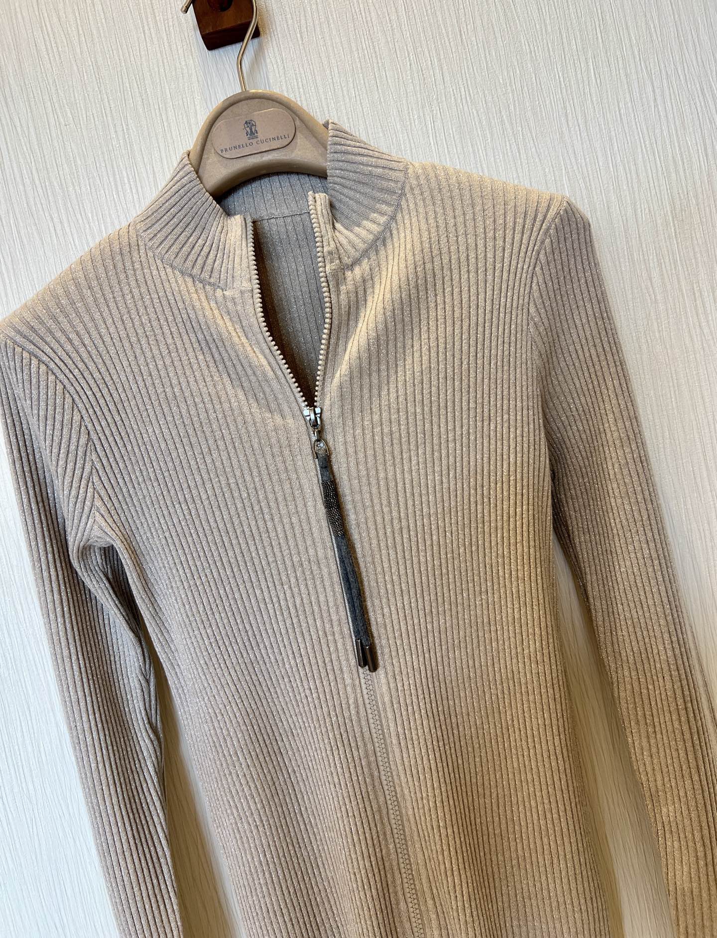 Women's Ribbed Knit Zip-Up Long Sleeve Cardigan - Soft & Stretchy 4 i1755056524913 3317 0 2