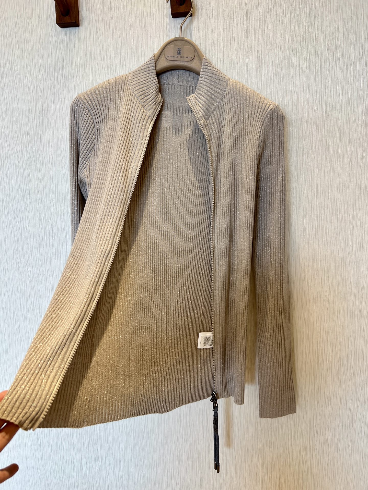 Women's Ribbed Knit Zip-Up Long Sleeve Cardigan - Soft & Stretchy 7 i1755056524937 933 0 5