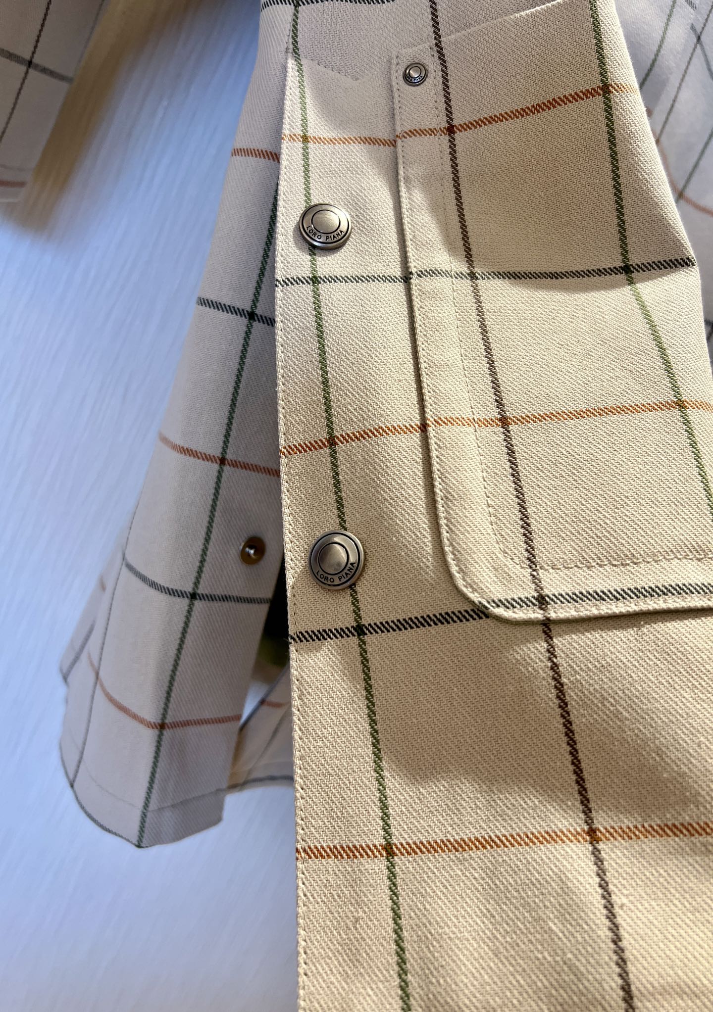 Color Block Lapel Linen Blazer - A-Line Fit, Flannel Collar Detail 3 i1755342609336 2194 0 1