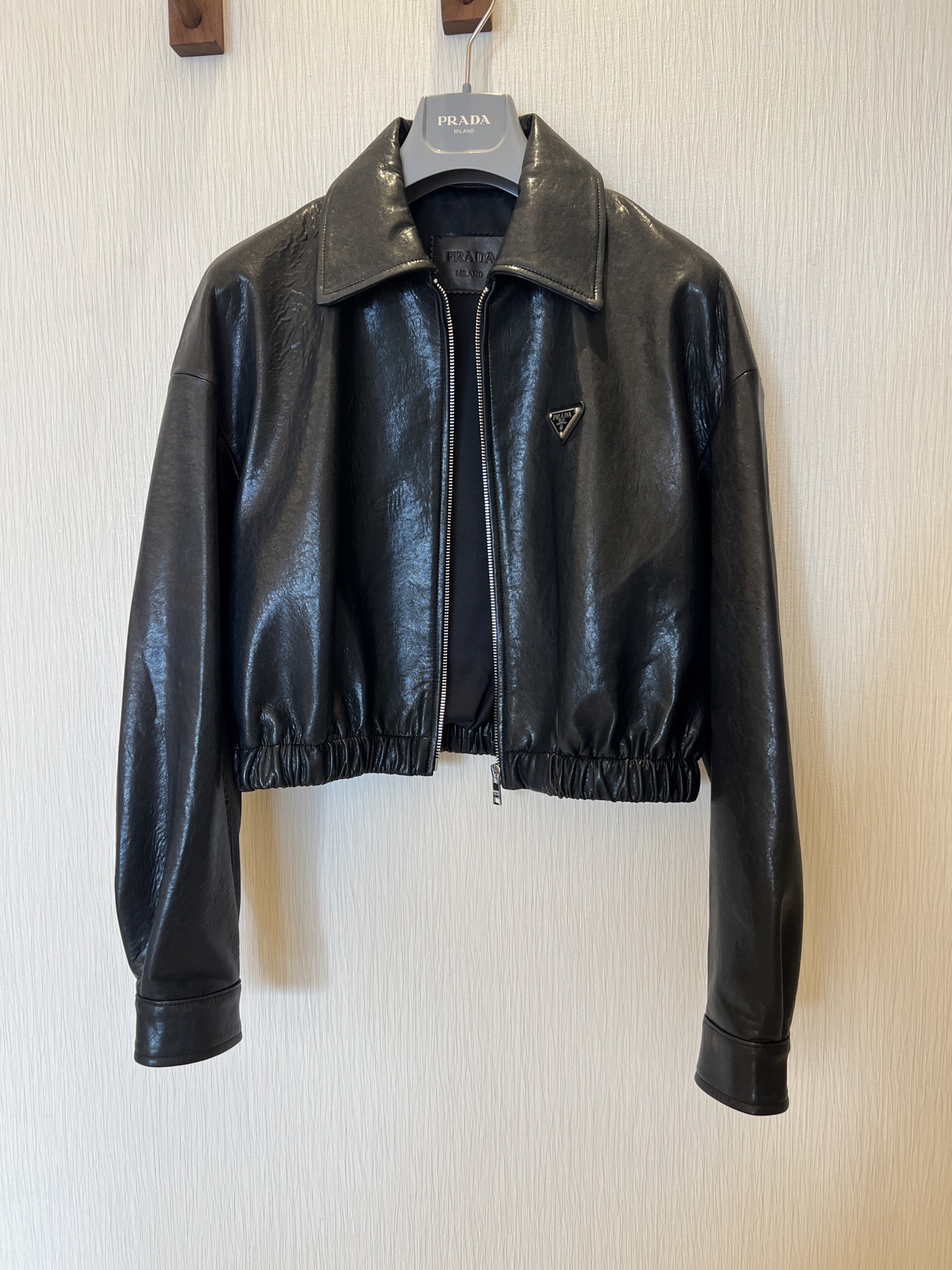 Women's Sheepskin Leather Jacket - Shirt Collar, Modern Bomber Style 4 i1755747681204 4716 0 2