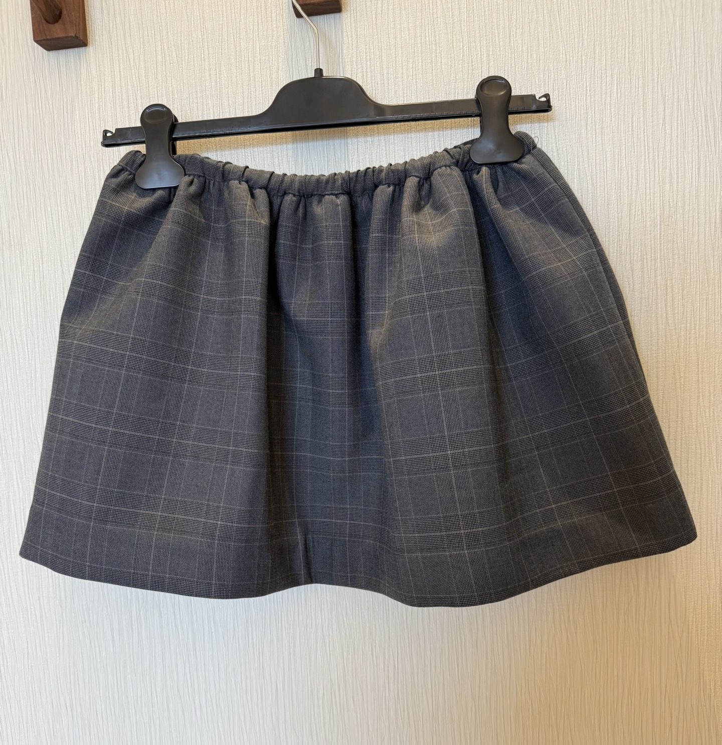 Plaid Jacket with Lambskin Collar & Drawstring Skirt Set 10 i1758952178489 9904 0 8