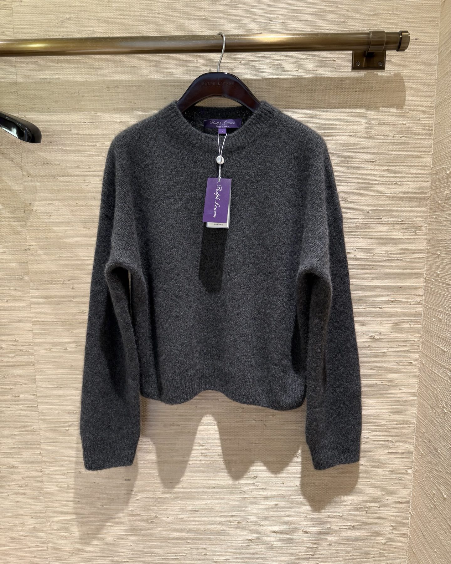 Ralph Lauren Relaxed Fit Cashmere Sweater - Carbon Grey, Soft Knit Jumper 3 i1759896387405 9727 0 1