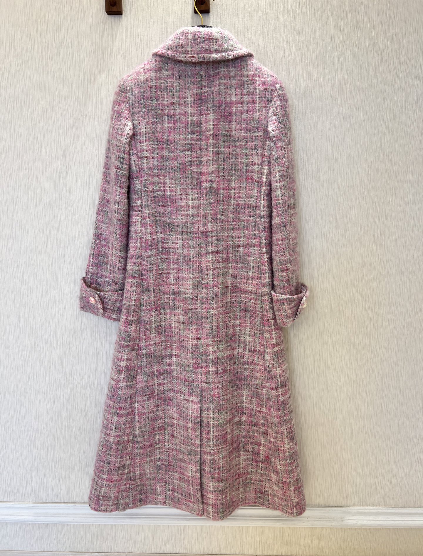 Chanel Inspired Pink Tweed Wool-Mohair Blend Coat - Elegant & Versatile 6 i1759897049222 6762 0 4