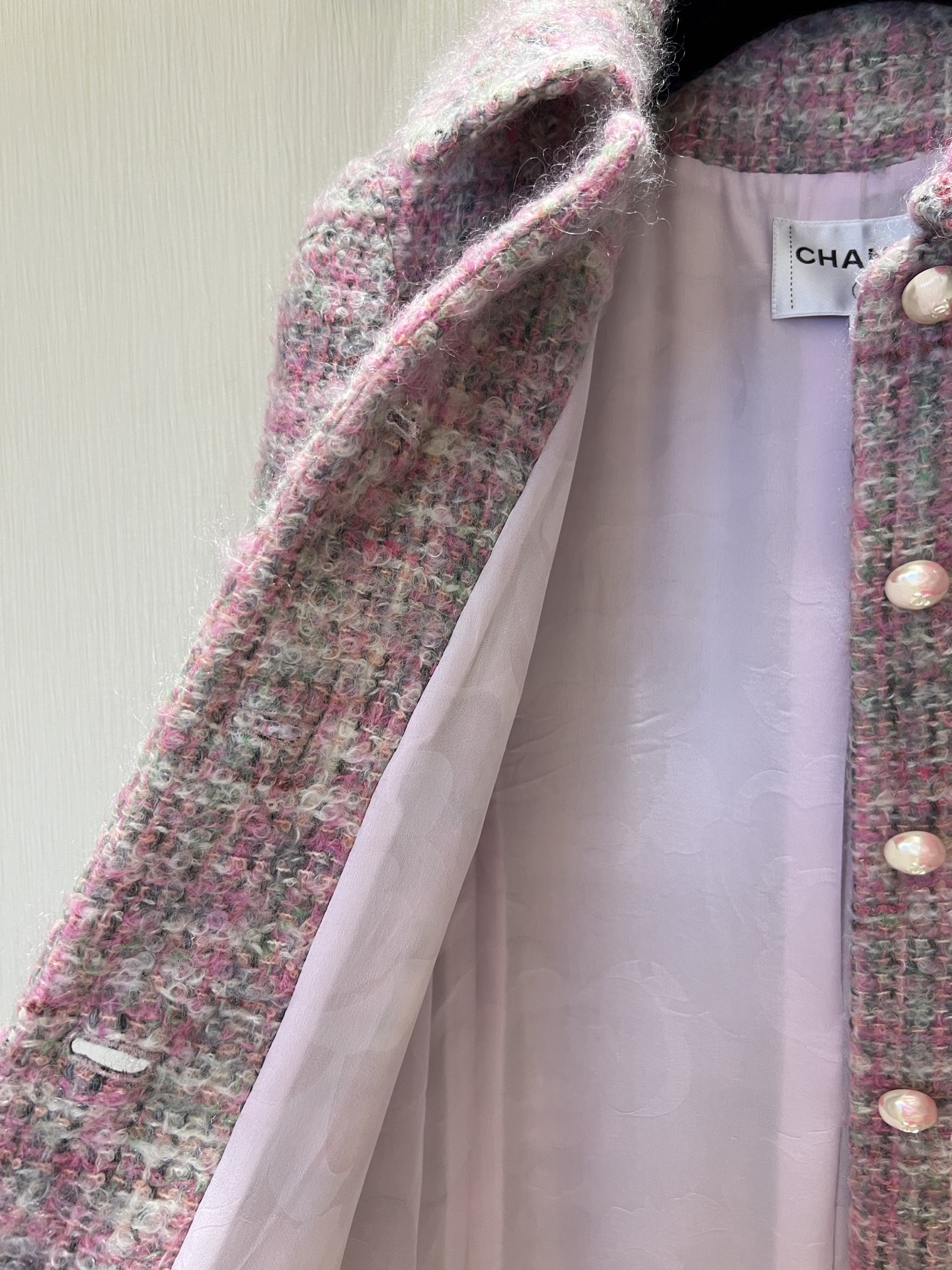 Chanel Inspired Pink Tweed Wool-Mohair Blend Coat - Elegant & Versatile 8 i1759897049268 1387 0 6