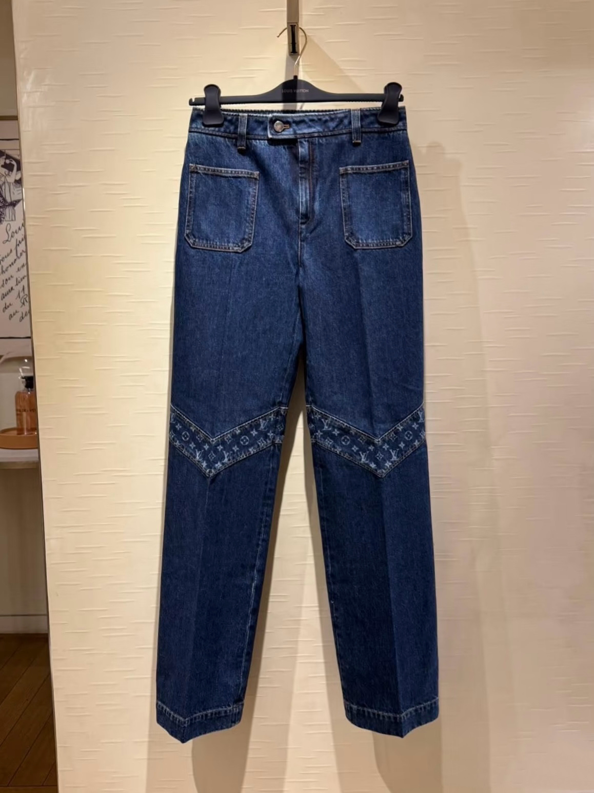 L* Women’s Dark Blue Straight-Leg Jeans – Vintage-Inspired, Versatile Denim