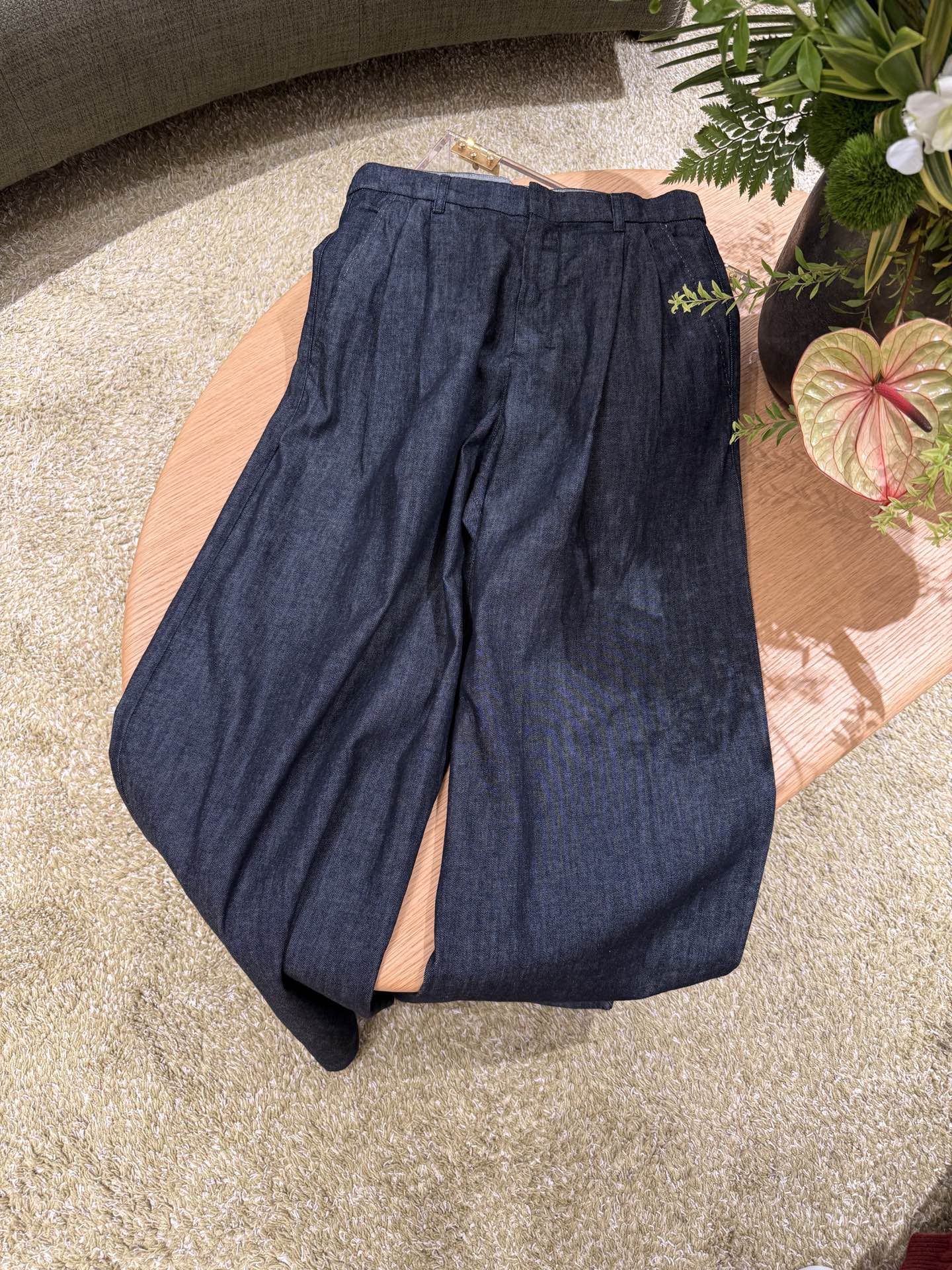 S MaxMara Inspired High-Waisted Wide Leg Jeans for Effortless Style