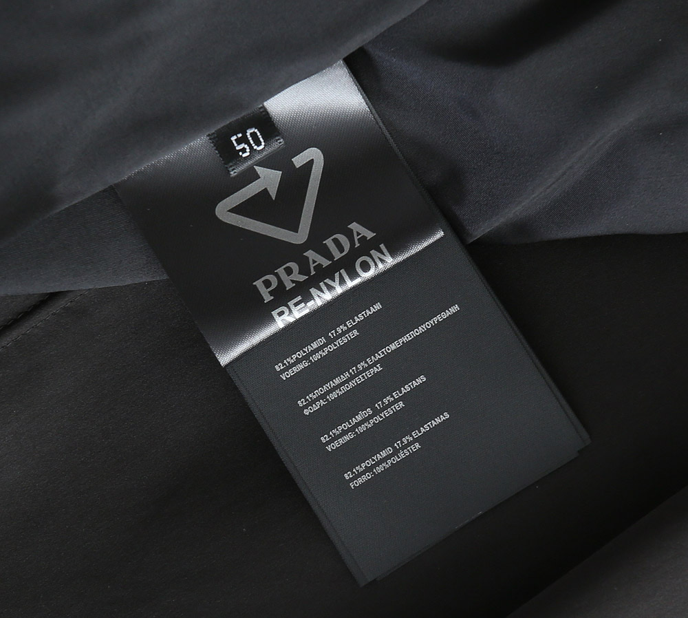   H8831🆕Prada·普拉达 2025开春新款男士翻领夹克外套，原单三标齐全高端版本！高定专柜面料