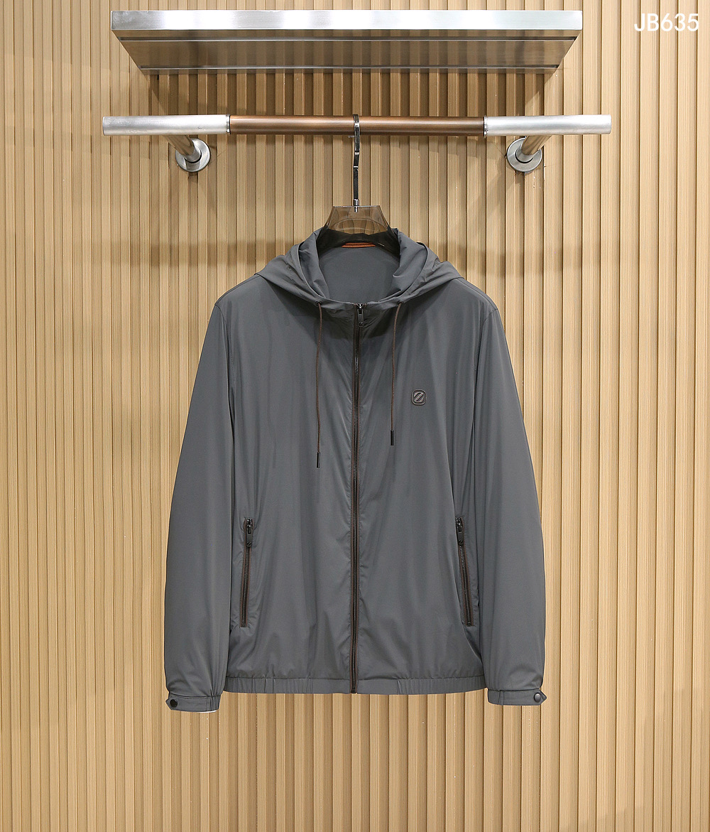 635 🆕ZEGNA杰尼亚 最新款时尚休闲款连帽外套.处处细节显工艺足够的高级 结构性剪裁的设计改变来展