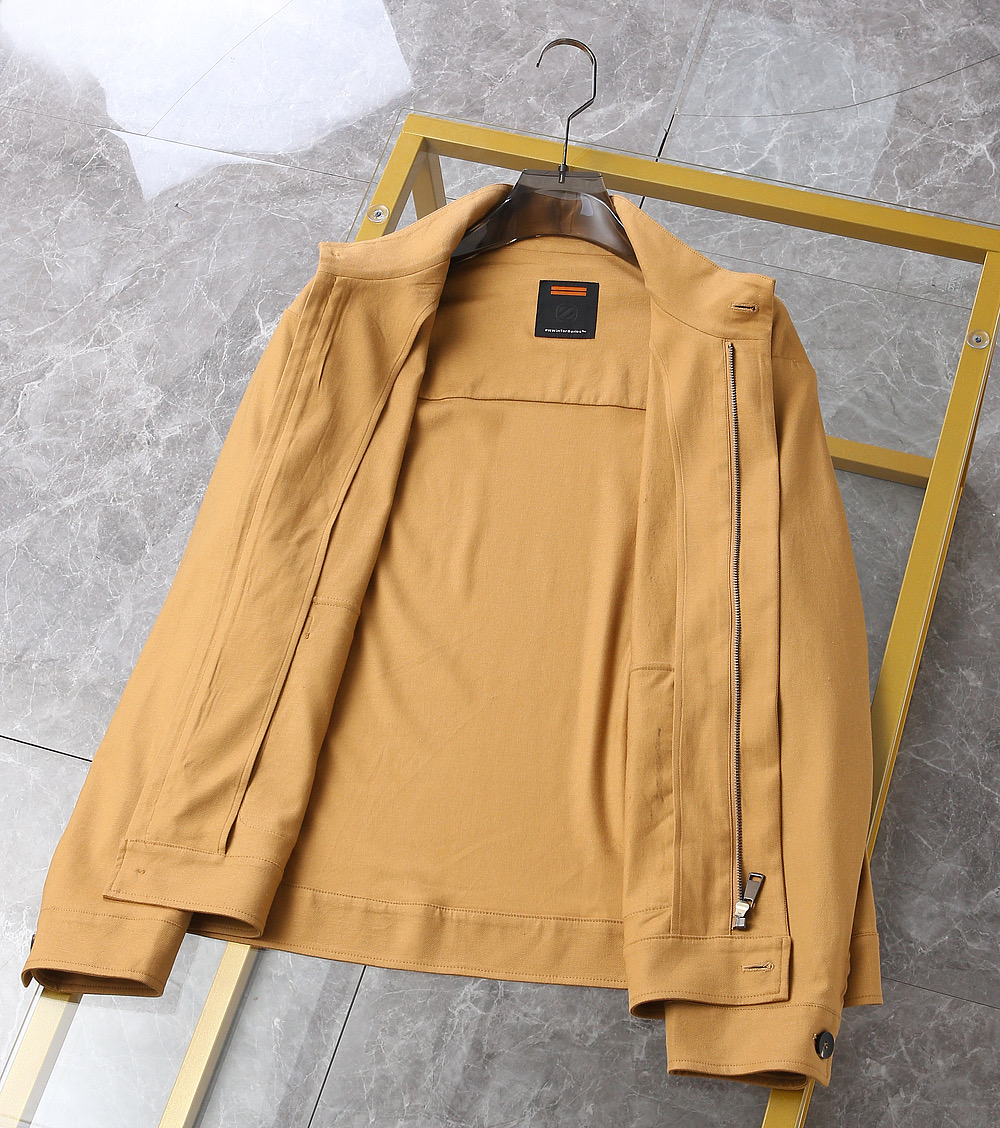 6058 杰尼亚2026SS(新品)春款顶级100%亚麻面料！Z家男士轻便商务休闲外套，香港洋行渠道货，