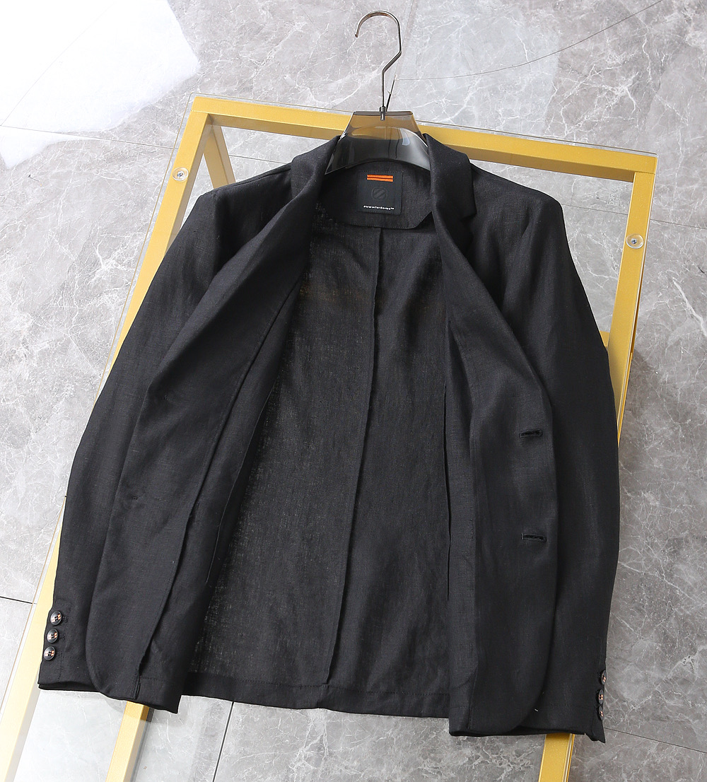 6006 杰尼亚 Zegna 新款系列男士轻奢时尚绅士西服！都市时尚休闲修身合体的版型两粒扣西服！整件西