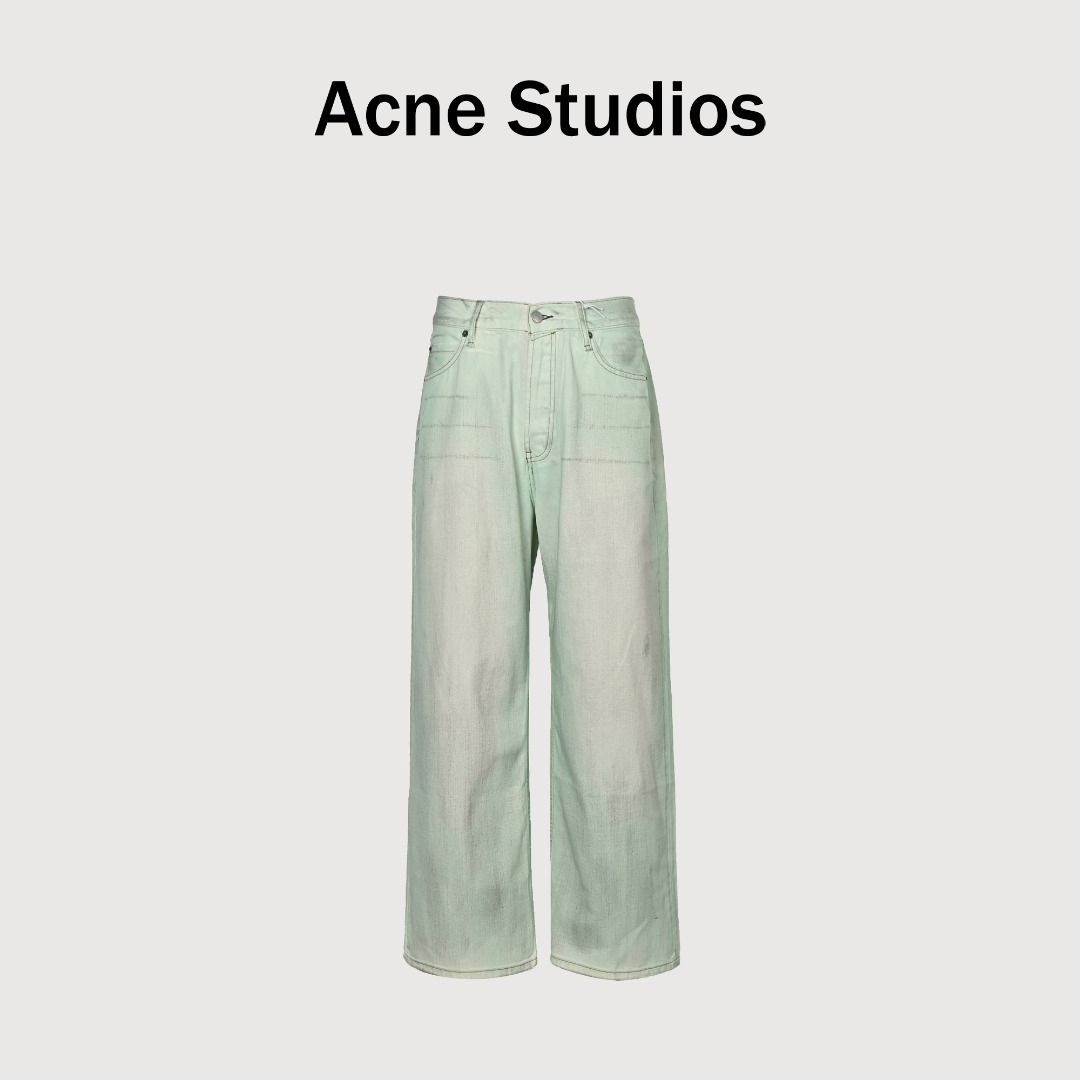 本地自取💰320
Acnestudios 1981M25ss不规则做旧手工夜光牛仔裤
重工做旧 泥染涂料废土系列 在灯光强光照射下荧光粉涂料.男女同款
码数:XS.S.M.L.