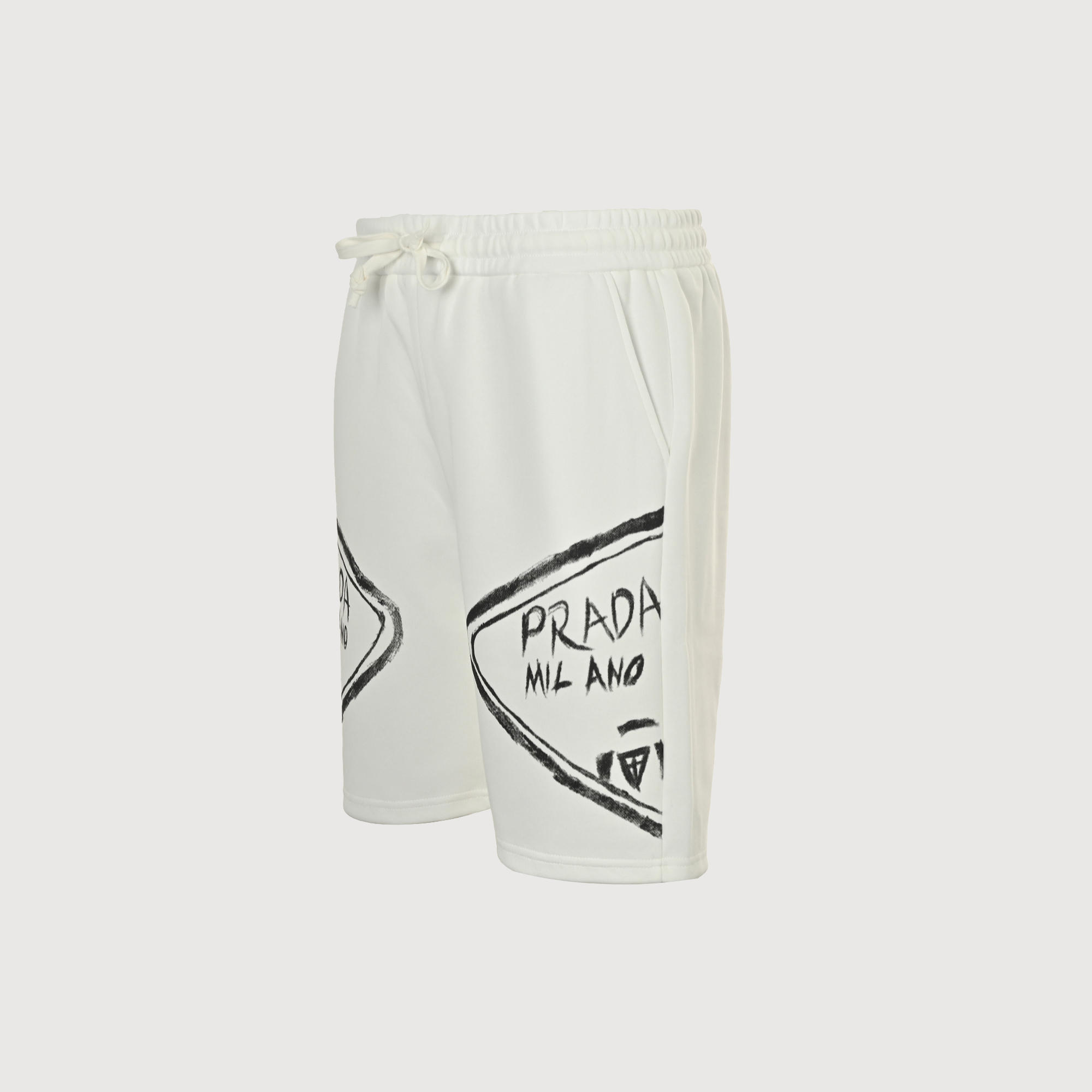 Prada普拉达PRD 字母印花短裤