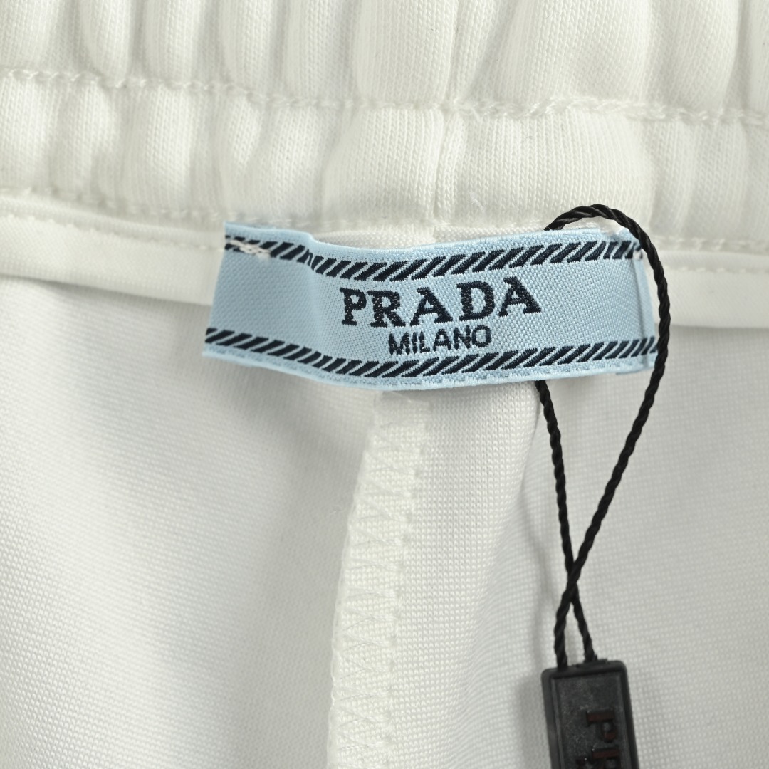 Prada普拉达PRD 字母印花短裤