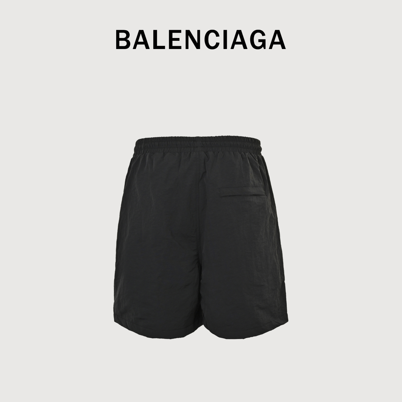 Balenciaga 巴黎世家 3M刺绣 尼龙 拉链口袋 黑色高街短裤-Chinese UA Cheap High Quatity Brand Clothes Bags handbags Sneakers wholesale wholesaler seller from China Factory suppliers Fashion Clothing Shoes best Quality Beautiful Price Balenciaga 巴黎世家 3M刺绣 尼龙 拉链口袋 黑色高街短裤