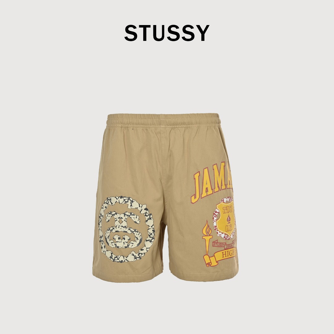 本地自取💰180
Stussy X Denim Tears 联名款 SS25 印花休闲短裤
细节方面元素丰富 Stussy招牌黑桃 八号球 IST牌均为百灵达刺绣工艺制作 元素丰富 为卡其色增加不少颜值 夏天搭配纯色T恤也不会单挑 属于今年美式短裤颜值天花板
SIZE:S-XL