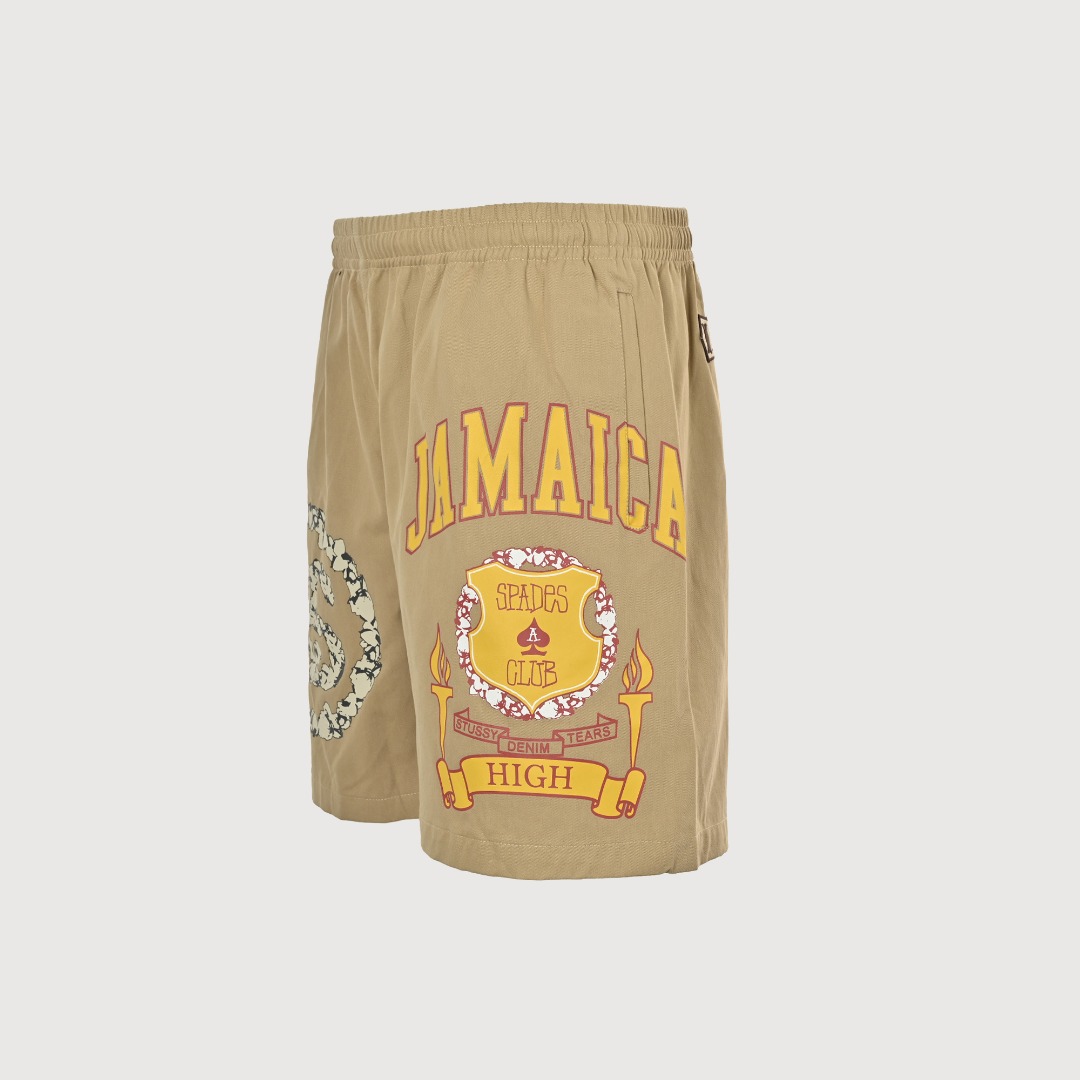 本地自取💰180
Stussy X Denim Tears 联名款 SS25 印花休闲短裤
细节方面元素丰富 Stussy招牌黑桃 八号球 IST牌均为百灵达刺绣工艺制作 元素丰富 为卡其色增加不少颜值 夏天搭配纯色T恤也不会单挑 属于今年美式短裤颜值天花板
SIZE:S-XL