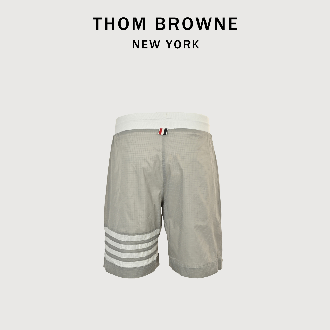 Thom Browne/汤姆布朗 25ss 双层梭织四杆防晒短裤