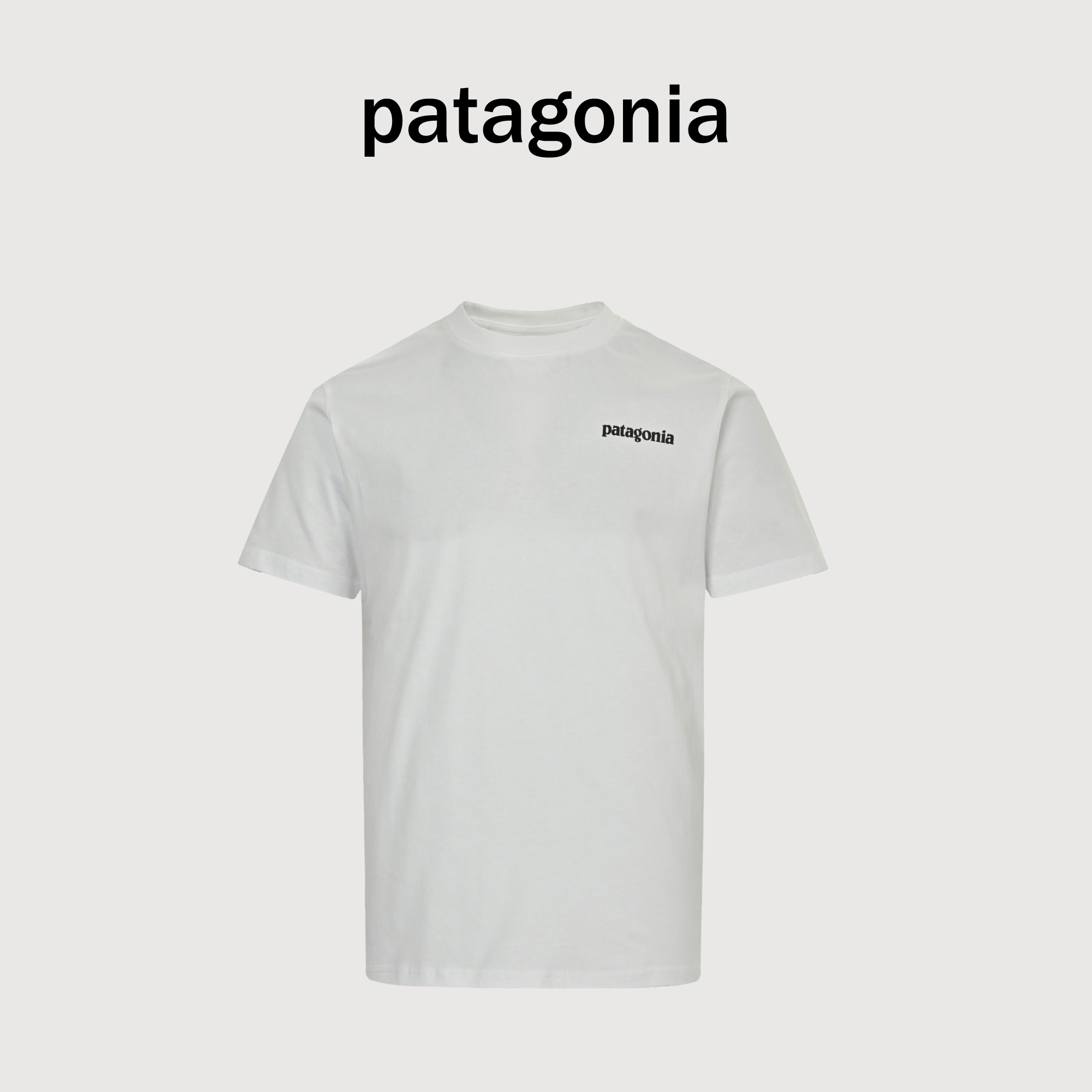 Patagonia/巴塔哥尼亚 经典logo印花短袖 Patagonia 巴塔哥尼亚P-6Logo Responsibili Logo印花短 Patagonia最经典的LOGO T系列 日系情侣绝配 好看百搭不贵 ins潮人纷纷秀出自己的背影山脉图案 优选230g柔肤棉 整肩拷边包条工艺 单单这一点细节就足以battle所有