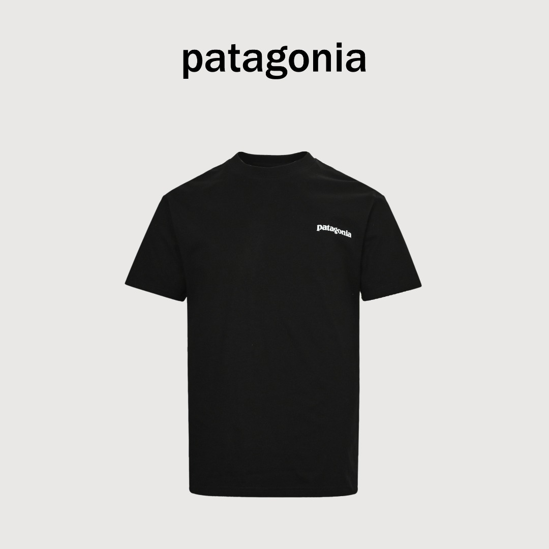 Patagonia/巴塔哥尼亚 经典logo印花短袖 Patagonia 巴塔哥尼亚P-6Logo Responsibili Logo印花短 Patagonia最经典的LOGO T系列 日系情侣绝配 好看百搭不贵 ins潮人纷纷秀出自己的背影山脉图案 优选230g柔肤棉 整肩拷边包条工艺 单单这一点细节就足以battle所有